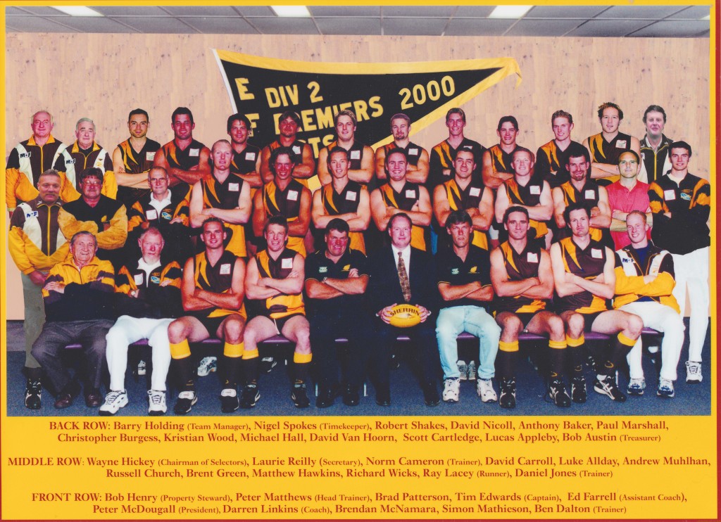 2000 Division 2 Premiers